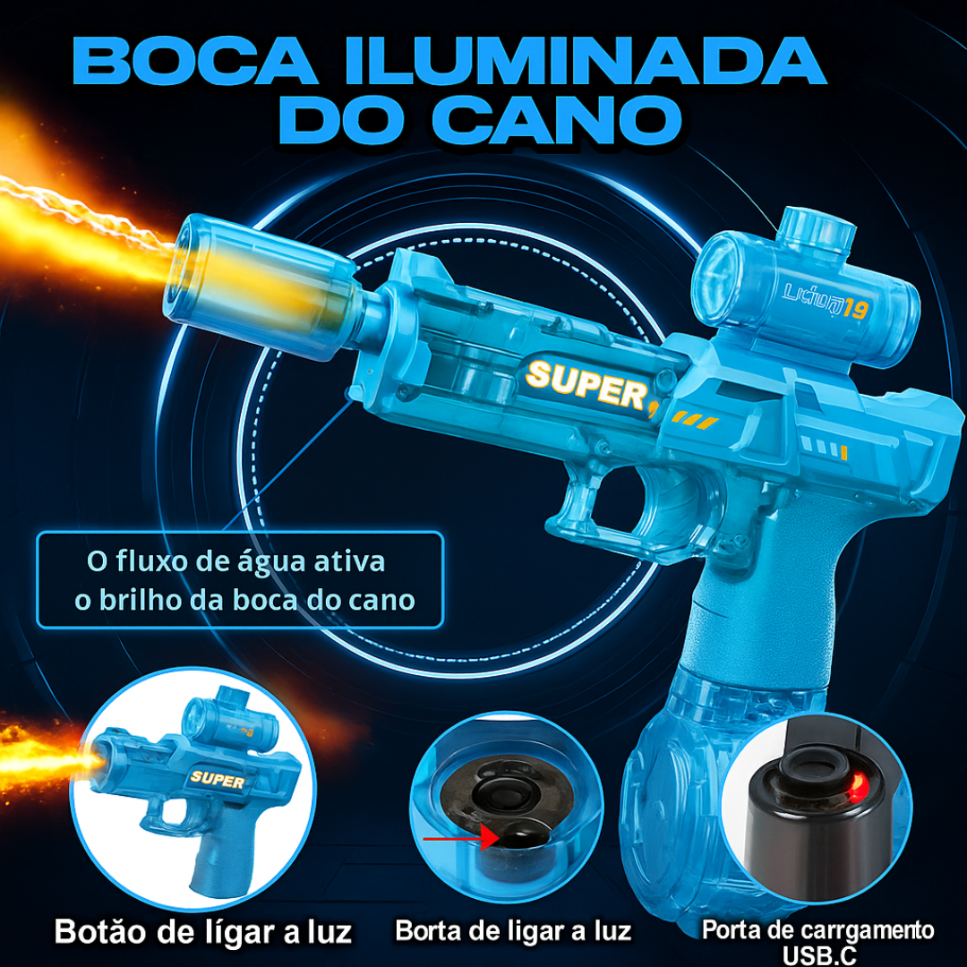 Pistola de água elétrica